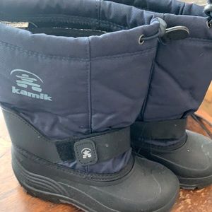 Kamik Boys Snow Boots & REI mittens